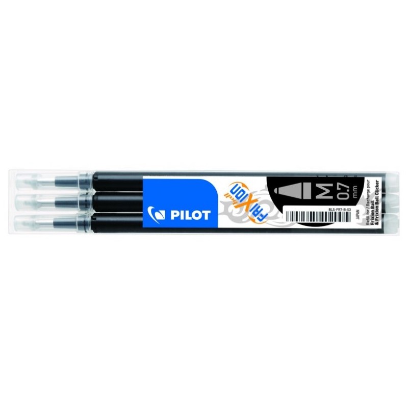 PILOT - Pilot Recharge pour stylo roller FRIXION BALL 10, noir