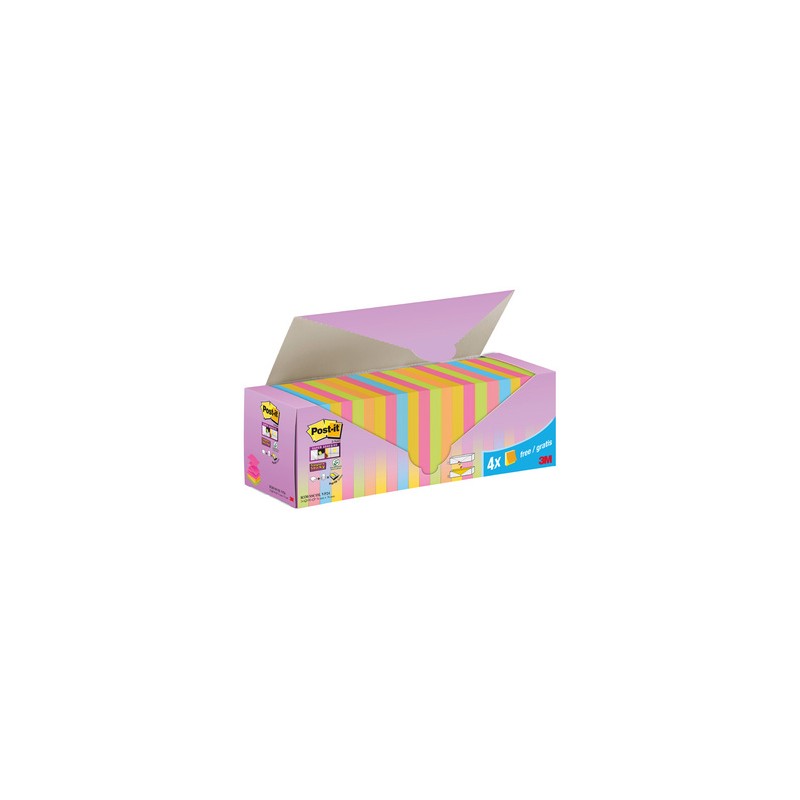Post it, Z-Notes, 76 x 76 mm, Super Sticky, Pack, R330 SSCOL VP24, 7100236587, BP1170