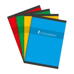 Conquerant, Cahier, A4, 210 x 297 mm, Quadrillé, 5x5, 192 pages, Petits carreaux, 100100370