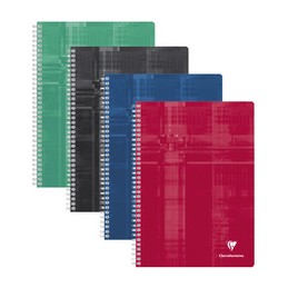 Clairefontaine, Cahier, Spirale, A4, ligné 8, Marge, 100 pages, 68145C