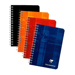 Clairefontaine, Carnet, Spirale, 110 x 170 mm, Ligné, 7 mm, 180 pages, 8606C