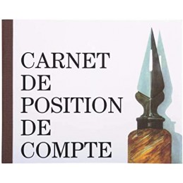 Exacompta, Carnet , Position de compte, 160 x 195 mm, 40 pages, 13502E