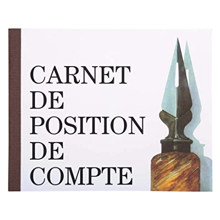 Exacompta, Carnet , Position de compte, 160 x 195 mm, 40 pages, 13502E