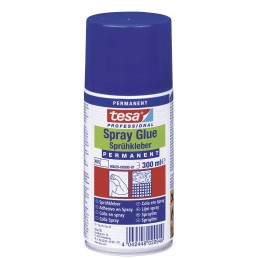 Tesa, Colle en spray, Permanent, 300 ml, Beige, 60020-00000-01
