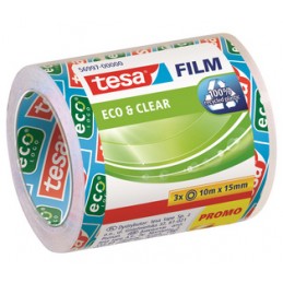 Tesa, Ruban adhésif, Eco & Clear, 15 mm x 10 m, 56997