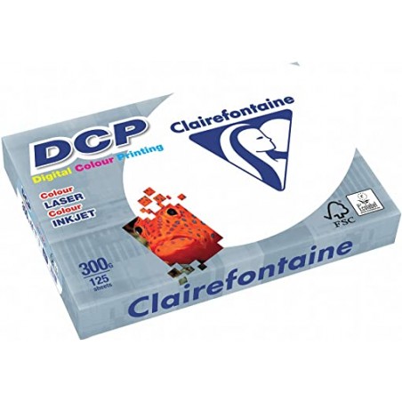 Clairefontaine, Papier multifonction, DCP, A4, 300 g, Blanc, 3801C