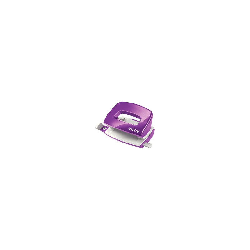 Leitz, Mini perforateur, Nexxt, 5060, en carton, Violet métal, 5060-10-62
