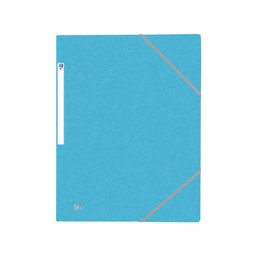 Oxford, Chemises à élastique, Top File+, 3 rabats, Bleu clair, 400114322