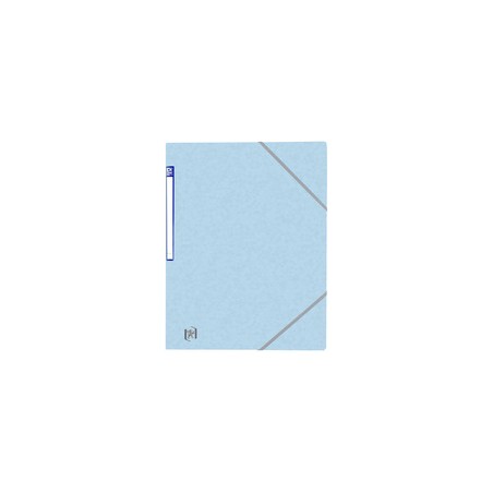 Oxford, Chemise à élastique, Top File+, 3 rabats, Bleu pastel, 400115265