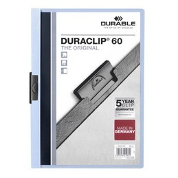 Durable, Chemise a clip, DURACLIP 60, Original, A4, Bleu, 2209-06