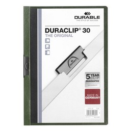 Durable, Chemise à clip, DURACLIP 30, Original, A4, Pétrole, 2200-32