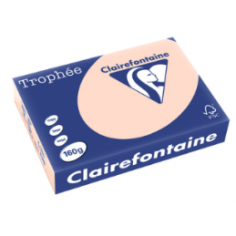 Clairefontaine, Papier Trophée, A4, 160G, Saumon, 1104C
