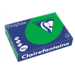 Clairefontaine, Papier Trophée, A4, 80G, Vert billard, 1991C
