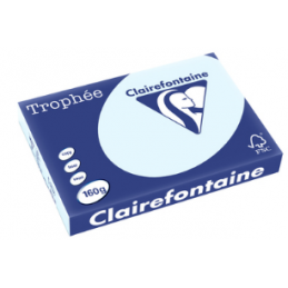 Clairefontaine, Papier Trophée, A3, 160G, Bleu, 2637C