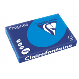 Clairefontaine, Papier Trophée, A3, 160G, Bleu turquoise, 1015C