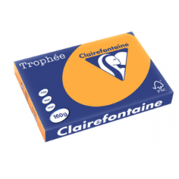 Clairefontaine, Papier Trophée, A3, 160G, Clémentine, 1067C