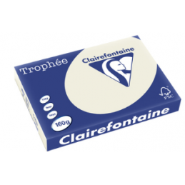 Clairefontaine, Papier Trophée, A3, 160G, Gris perle, 1065C