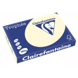 Clairefontaine, Papier Trophée, A3, 160G, Ivoire, 1108C
