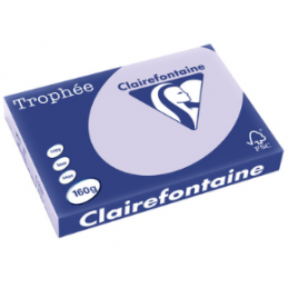 Clairefontaine, Papier Trophée, A3, 160G, Lilas, 1068C