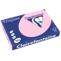 Clairefontaine, Papier Trophée, A3, 160G, Rose, 2638C
