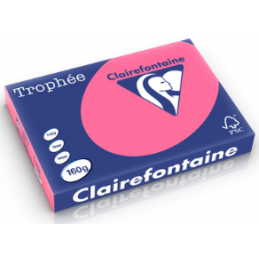 Clairefontaine, Papier Trophée, A3, 160G, Rose fuchsia, 1048C