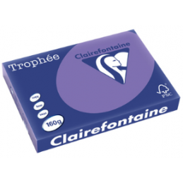 Clairefontaine, Papier Trophée, A3, 160G, Violine, 1047C