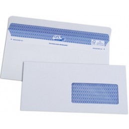 GPV, Enveloppes, SECURE, 112 x 225 mm, Fenêtre, 90G, 100 pièces, 5051