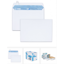 GPV, Enveloppes, C5, 162 x 229 mm, Blanc, Sans fenêtre, 100G, 3311