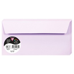 Pollen by Clairefontaine, Enveloppes, DL, 110 x 220 mm, Lilas, 120G, 5865C