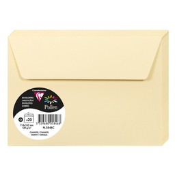 Pollen by Clairefontaine, Enveloppes, C6, 114 x 162 mm, Chamois, 120G, 5846C