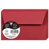 Pollen by Clairefontaine, Enveloppes, 90 x 140 mm, Rouge groseille, 120G, 5581C