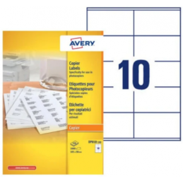 Avery, Etiquettes pour photocopieur, 105 x 58 mm, Paquet de 1 000, DP010-100
