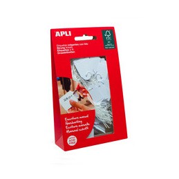 Agipa, Etiquettes à suspendre, 28 x 43 mm, Blanc, 100 pièces, 7012
