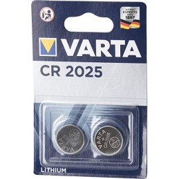 Varta, Pile bouton, Lithium, Professional Electronics, CR2025, Pack de 2, 06025 101 402