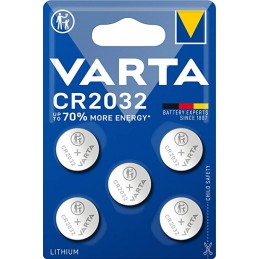 Varta, Pile bouton, Lithium, Electronics, CR2032, Pack de 5, 06032 101 421