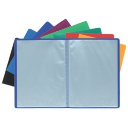 Exacompta, Protège documents,160 vues, Opaque, Bleu, 8582E