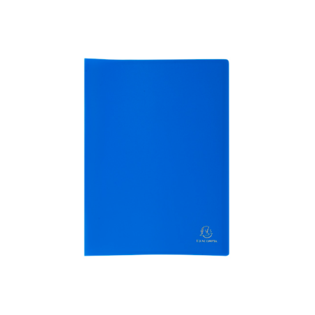 Exacompta, Protège documents, A4, 60 vues, Polypro, Bleu, 8532E