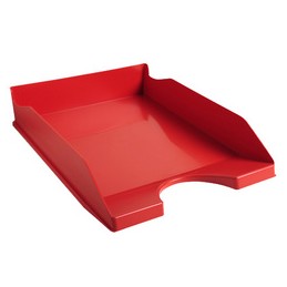 Exacompta, Corbeille à courrier, ECOTRAY, A4, Rouge, 123107D