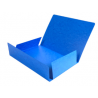 Exacompta, Chemise simple, 3 rabats, A4, Carton, Bleu, 56407E
