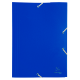 Exacompta, Chemise à élastiques, Opaque, Eco, Polypro, Bleu, 55902E