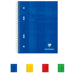 Clairefontaine, Cahier, Spirale, A5, Ligné, 8 mm, 160 pages, 8576C