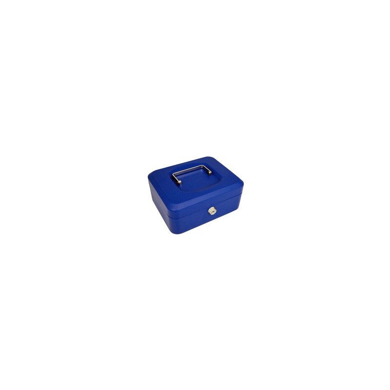 Pavo, Caisse à monnaie, 150 x 115 x 80 mm, Bleu, 8011742