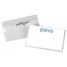 Pavo, Porte badge, Avec aiguille, 40 x 60 mm, Transparent, 8007776