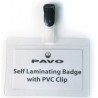 Pavo, Porte badges, Plastifié, Avec clip, 54 x 90 mm, 8009244