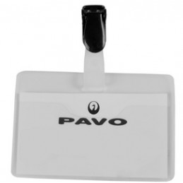 Pavo, Porte badges, Avec clip, 60 x 90 mm, Transparent, 8009213