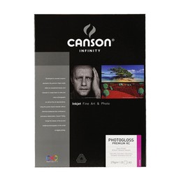 Canson, Infinity, Papier photo, PhotoGloss, Premium, RC, A4, 270g, C400045640