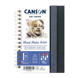 Canson, Carnet de croquis, ART BOOK, Mixed Média Artist, A5, C31200L005