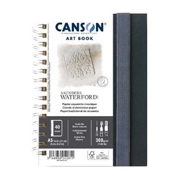 Canson, Carnet de dessin, ART BOOK, Saunders Waterford, A5, C31200L002