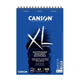 Canson, Bloc de dessin, XL MIXED MEDIA, Textured, A3, 300 g, C200807216