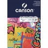Canson, Bloc, Feuillets mobiles, Papier à dessin, Blanc, C400110403